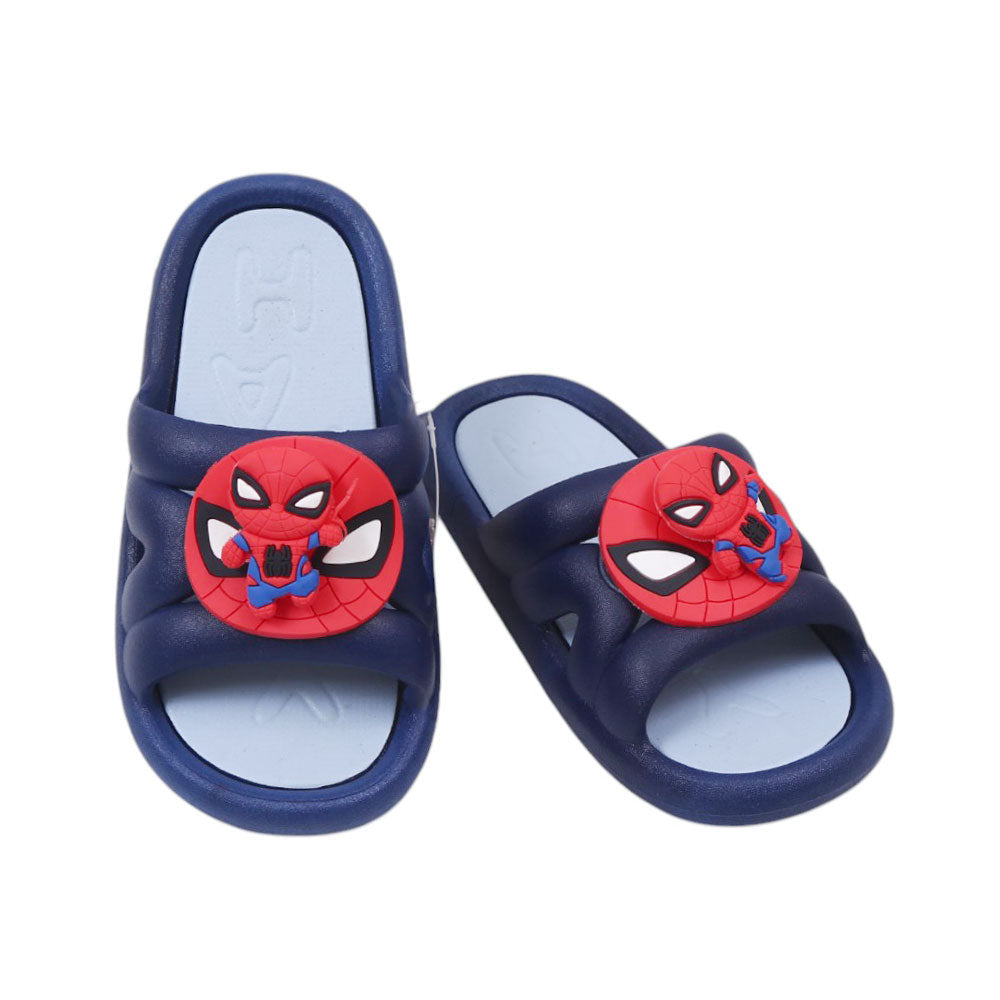 BOYS SLIPPER 30 NAVY 9660+11 PVC 26-30 Default Title - MamasJan KidsWear