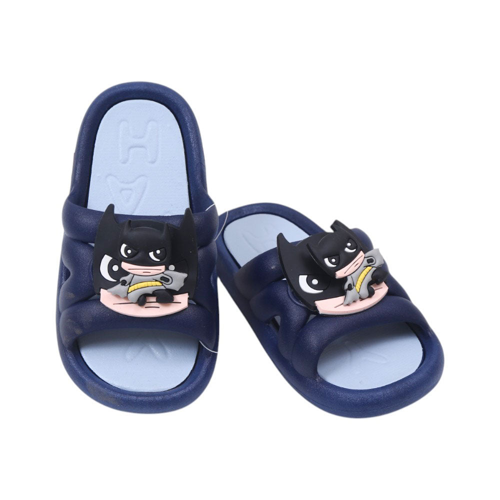 BOYS SLIPPER 29 NAVY 9660+10 PVC 26-30 Default Title - MamasJan KidsWear
