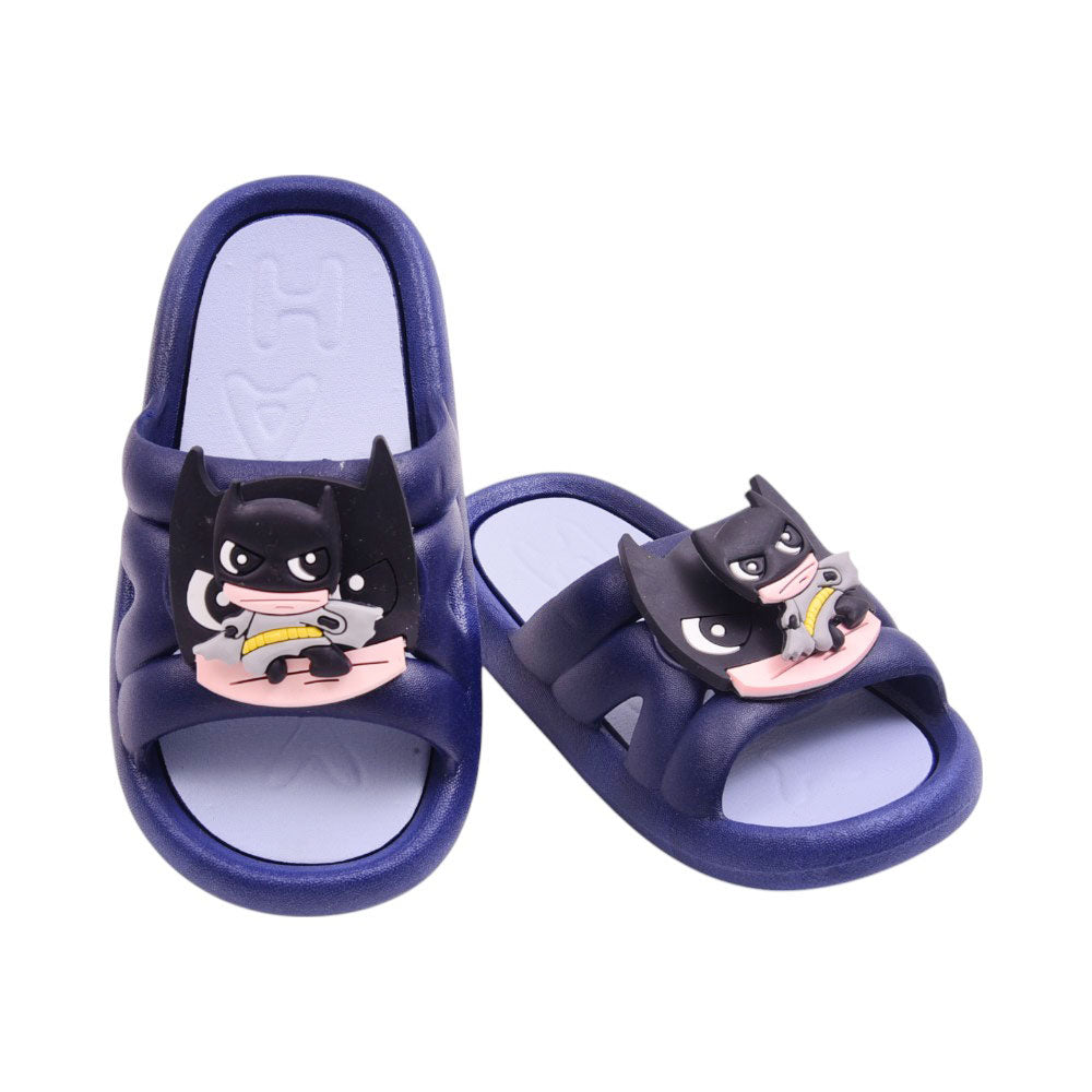 BOYS SLIPPER 27 NAVY 9660+10 PVC 26-30 Default Title - MamasJan KidsWear