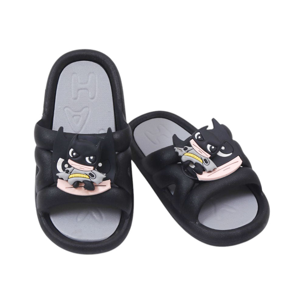 BOYS SLIPPER 29 BLACK 9660+10 PVC 26-30 Default Title - MamasJan KidsWear