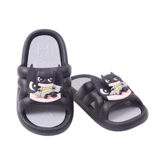 BOYS SLIPPER 26 BLACK 9660+10 PVC 26-30 Default Title - MamasJan KidsWear