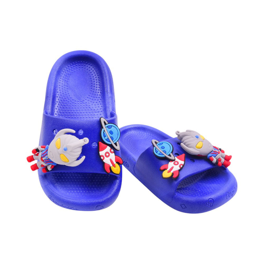 BOYS SLIPPER 27 BLUE 9627+19 PVC 26-30 Default Title - MamasJan KidsWear