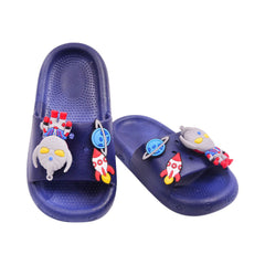 BOYS SLIPPER 30 NAVY 9627+19 PVC 26-30 Default Title - MamasJan KidsWear
