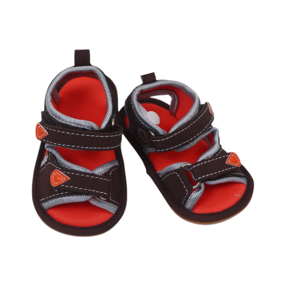 BOYS SANDAL COFFEE 12 B-1 11-13 Default Title - MamasJan KidsWear