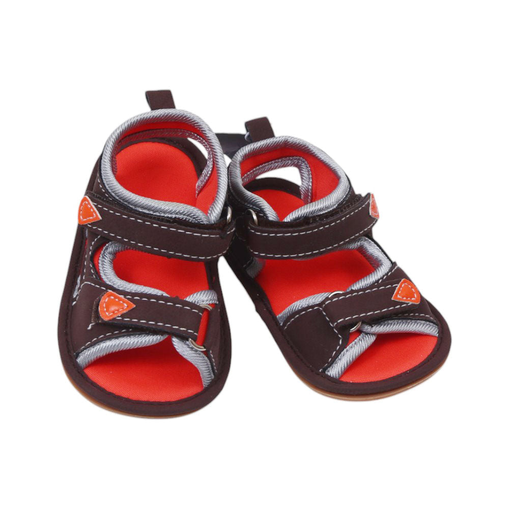 BOYS SANDAL COFFEE 13 B-1 11-13 Default Title - MamasJan KidsWear