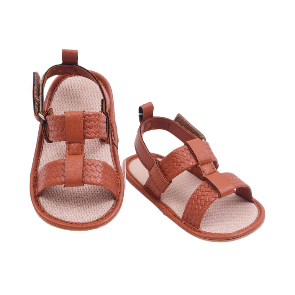 BOYS SANDAL BROWN 13 B-2 11-13 Default Title - MamasJan KidsWear