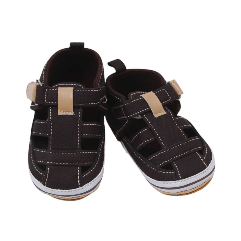 BOYS SANDAL COFFEE 13 B-3 11-13 Default Title - MamasJan KidsWear