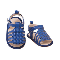 BOYS SANDAL 12 BLUE B-6 11-13 Y.T Default Title - MamasJan KidsWear