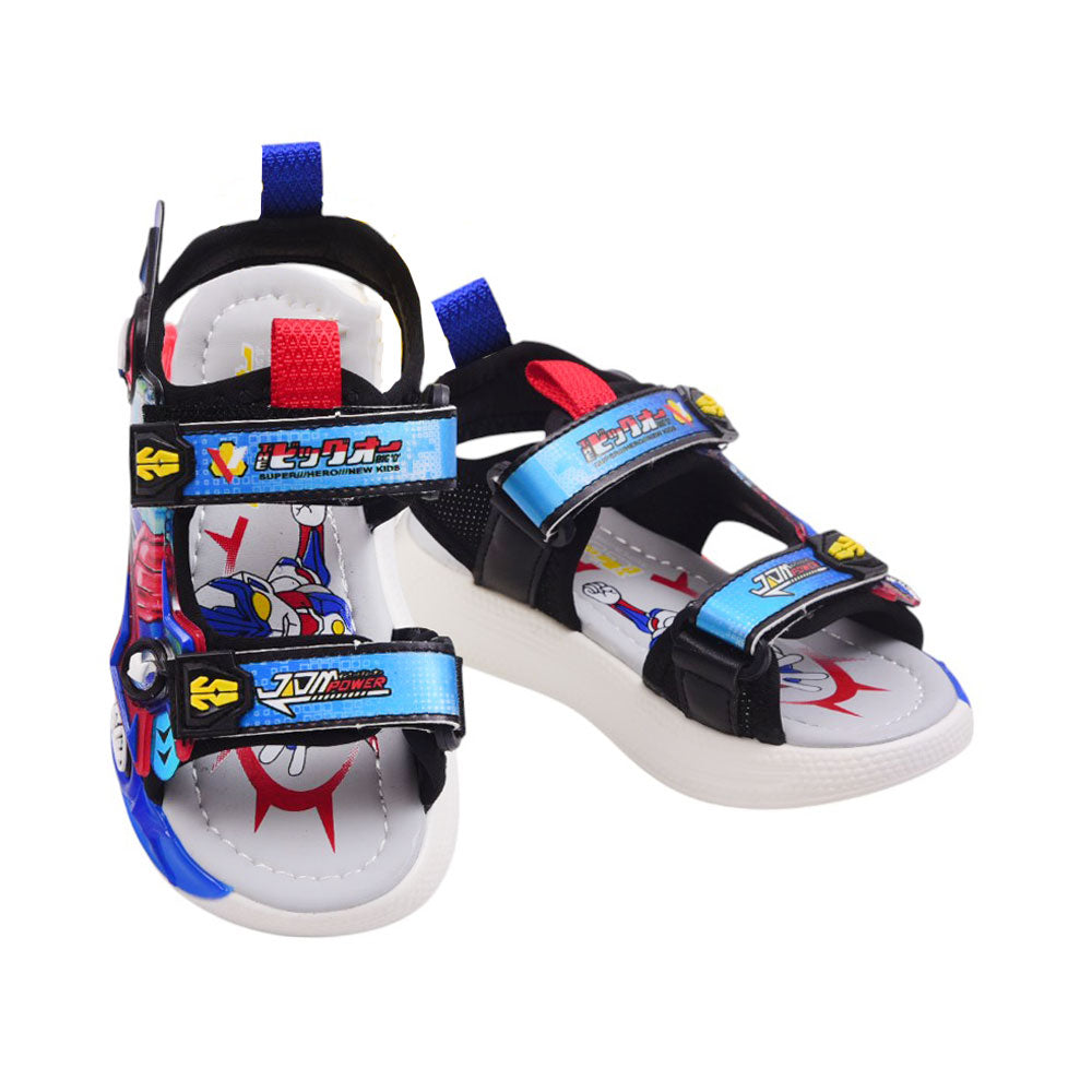 BOYS SANDAL 27 BLUE B615 27-32 Default Title - MamasJan KidsWear