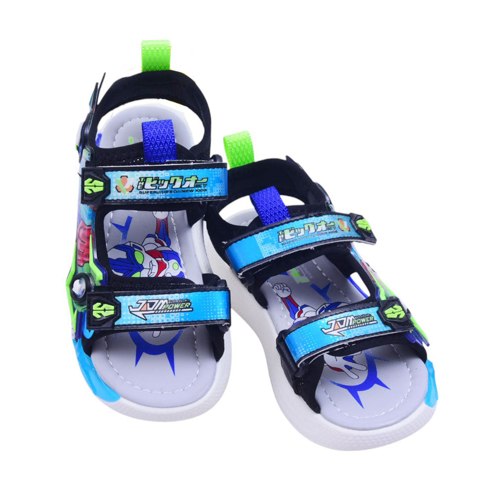BOYS SANDAL 29 GREEN B615 27-32 Default Title - MamasJan KidsWear