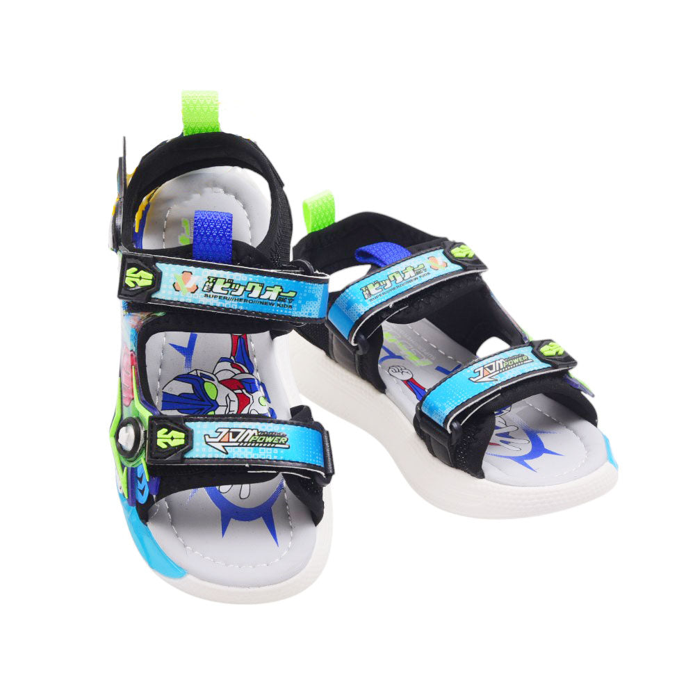 BOYS SANDAL 31 GREEN B615 27-32 Default Title - MamasJan KidsWear