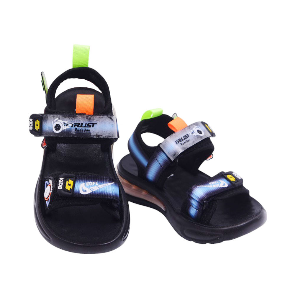 BOYS SANDAL 29 GREEN-BLACK A2401 27-32 Default Title - MamasJan KidsWear
