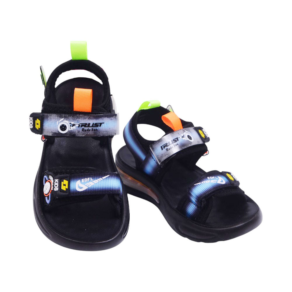 BOYS SANDAL 30 GREEN-BLACK A2401 27-32 Default Title - MamasJan KidsWear
