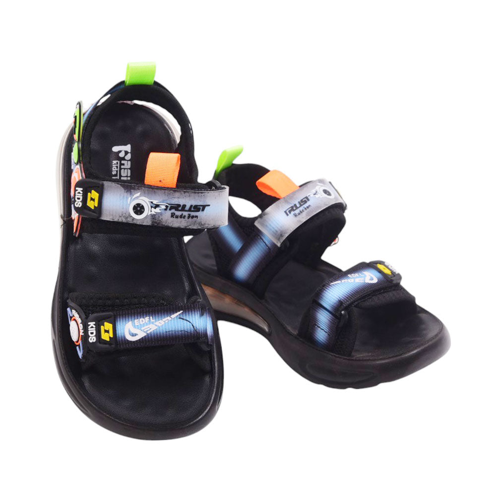 BOYS SANDAL 31 GREEN-BLACK A2401 27-32 Default Title - MamasJan KidsWear