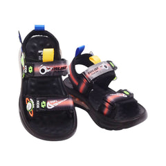 BOYS SANDAL 27 BLUE-BLACK A2401 27-32 Default Title - MamasJan KidsWear