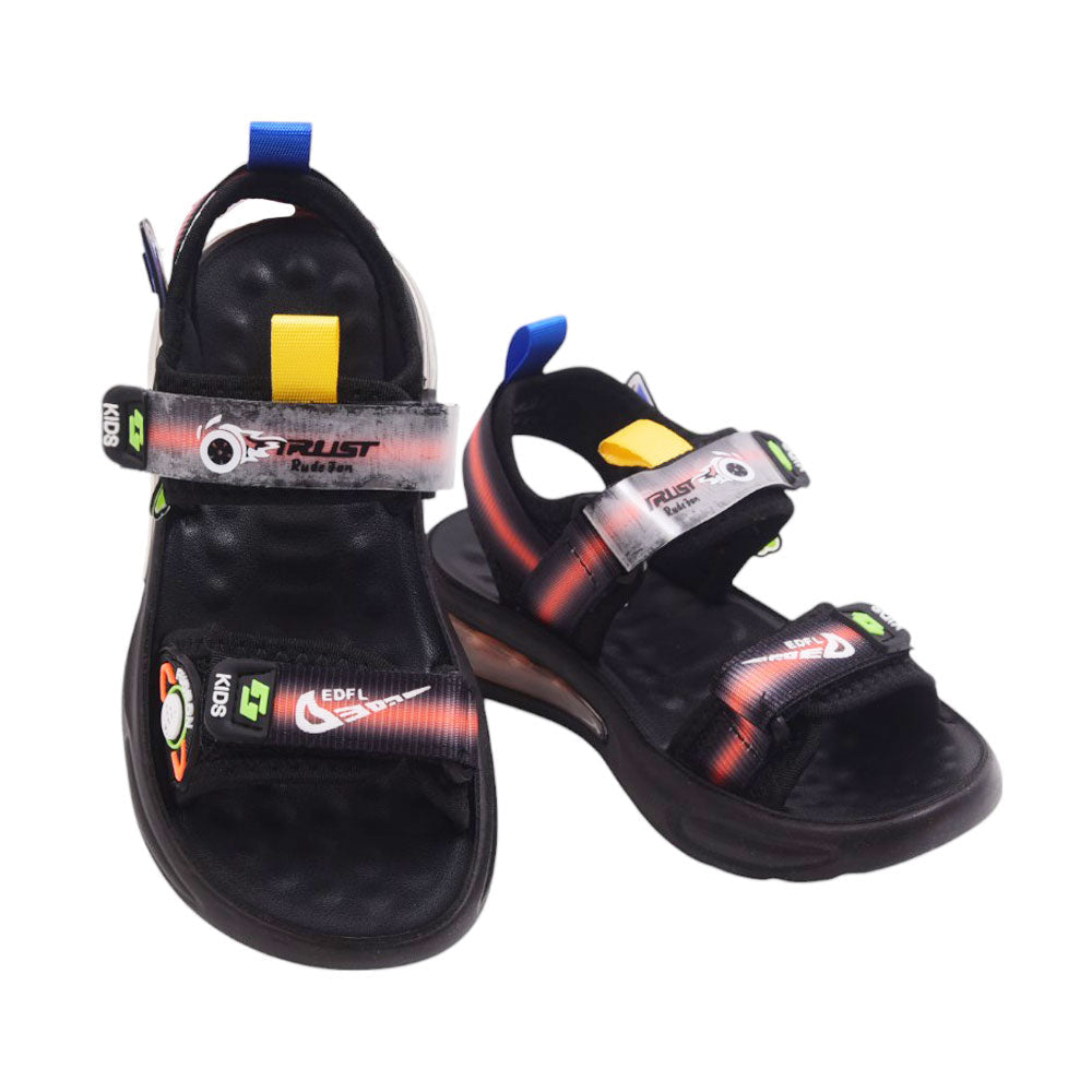 BOYS SANDAL 31 BLUE-BLACK A2401 27-32 Default Title - MamasJan KidsWear