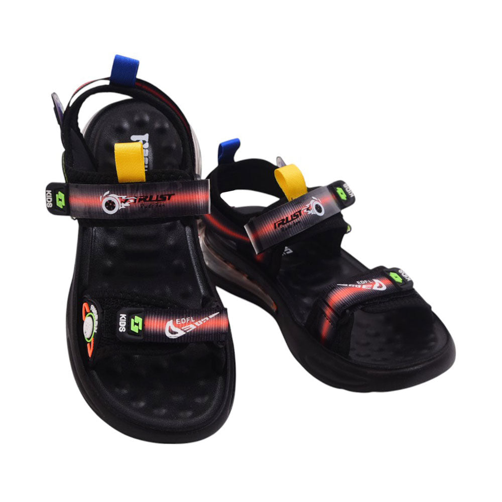 BOYS SANDAL 36 BLUE-BLACK B2401 32-37 Default Title - MamasJan KidsWear