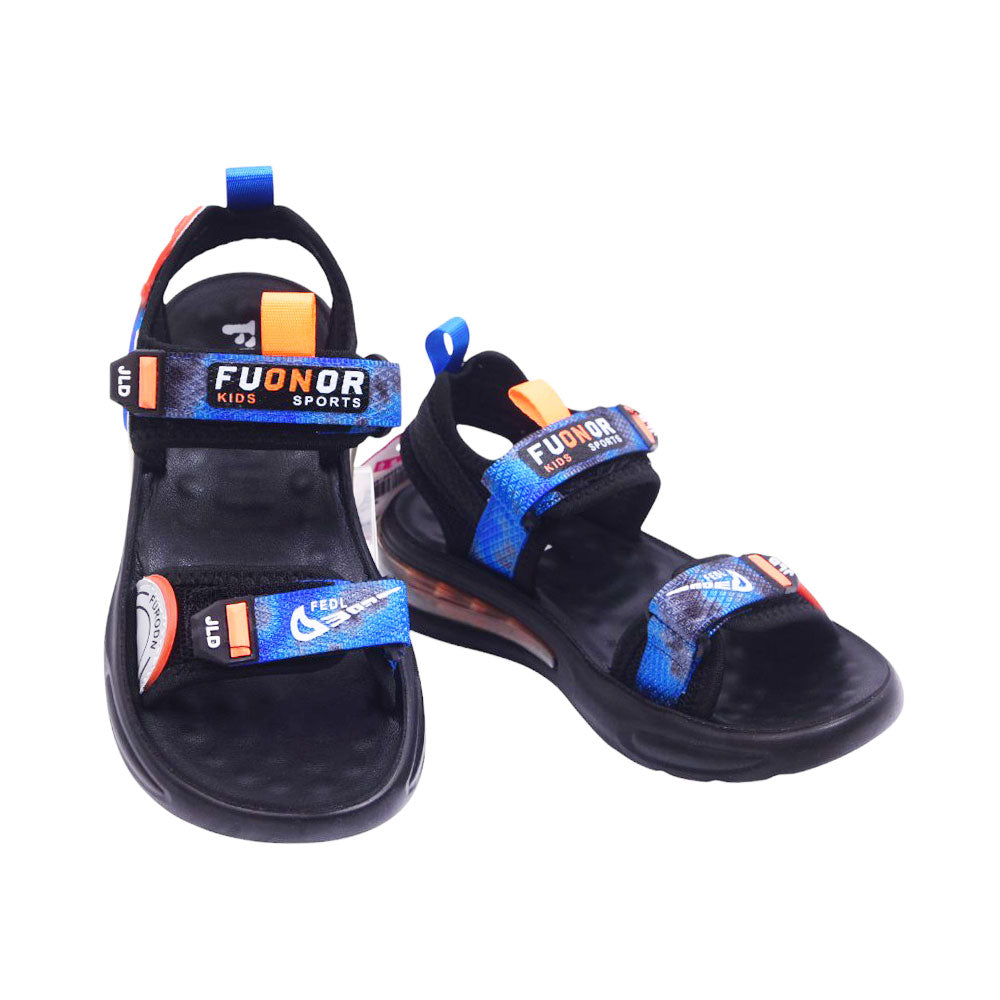 BOYS SANDAL 34 BLUE-BLACK B2408 32-37 Default Title - MamasJan KidsWear