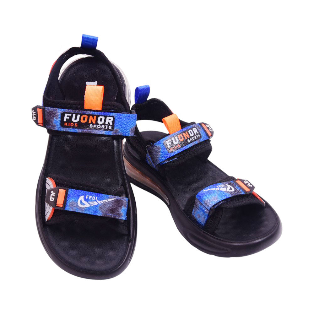 BOYS SANDAL 35 BLUE-BLACK B2408 32-37 Default Title - MamasJan KidsWear