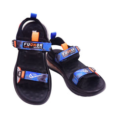 BOYS SANDAL 35 BLUE-BLACK B2408 32-37 Default Title - MamasJan KidsWear