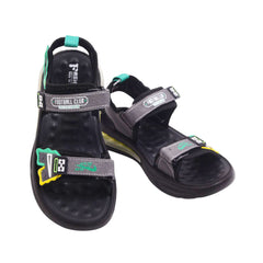 BOYS SANDAL 37 GREEN-GREY B2412 32-37 Default Title - MamasJan KidsWear