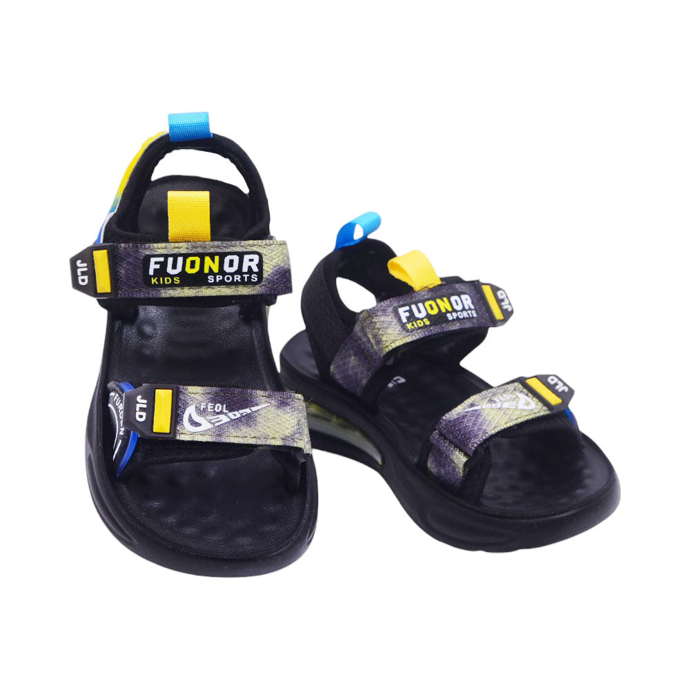 BOYS SANDAL 28 YELLOW B2408 27-32 Default Title - MamasJan KidsWear