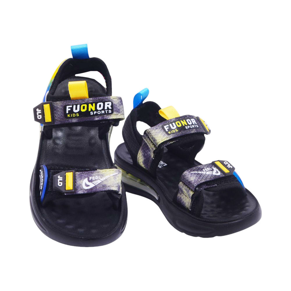 BOYS SANDAL 29 YELLOW B2408 27-32 Default Title - MamasJan KidsWear