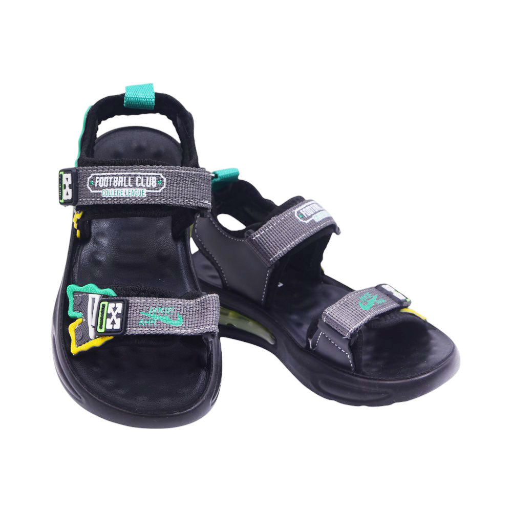 BOYS SANDAL 30 GREEN-GREY A2412 27-32 Default Title - MamasJan KidsWear