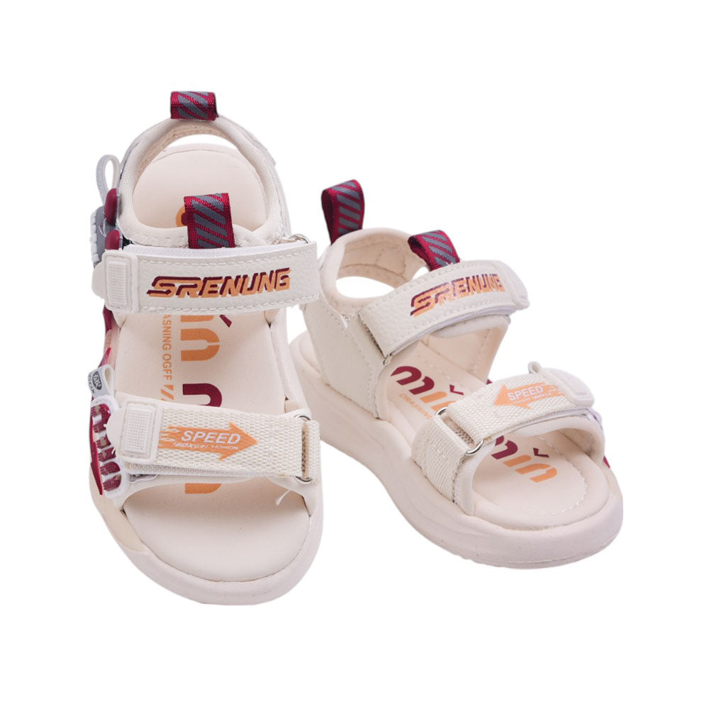 BOYS SANDAL 25 OFF-WHITE 809 23-28 Default Title - MamasJan KidsWear