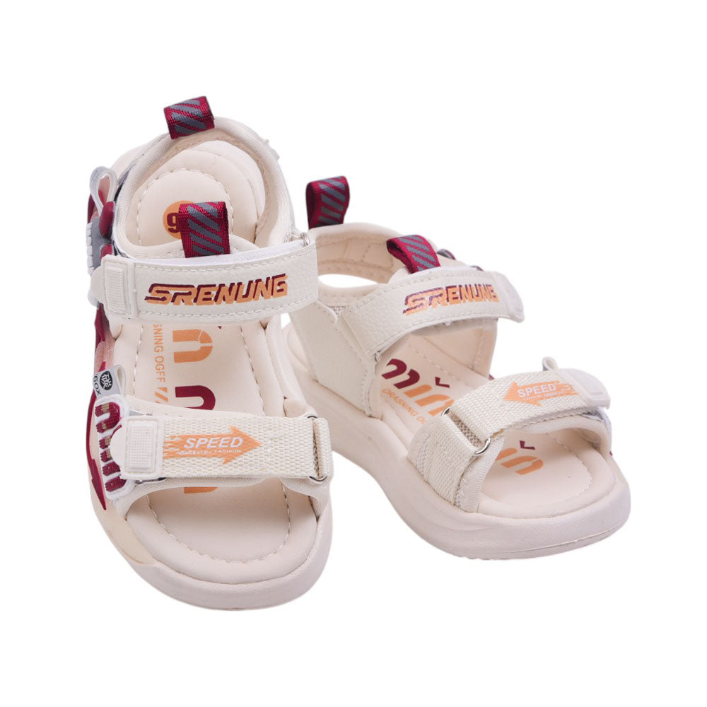 BOYS SANDAL 26 OFF-WHITE 809 23-28 Default Title - MamasJan KidsWear