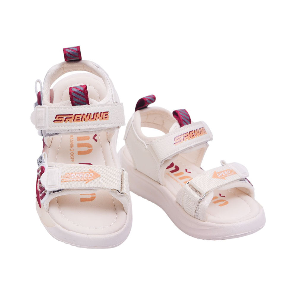 BOYS SANDAL 27 OFF-WHITE 809 23-28 Default Title - MamasJan KidsWear