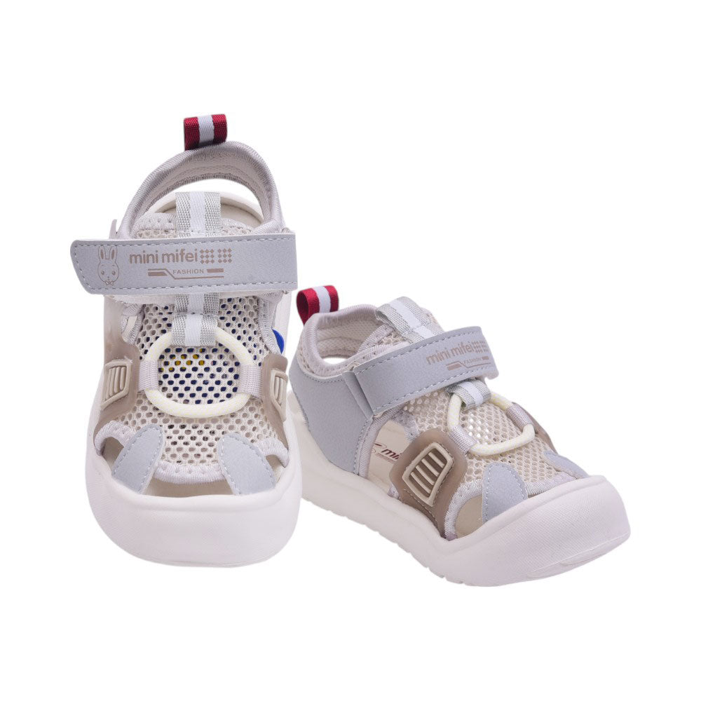 BOYS SANDAL 24 GREY H-24301 23-28 Default Title - MamasJan KidsWear