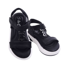 BOYS SANDAL 26 BLACK H011 25-30 Default Title - MamasJan KidsWear