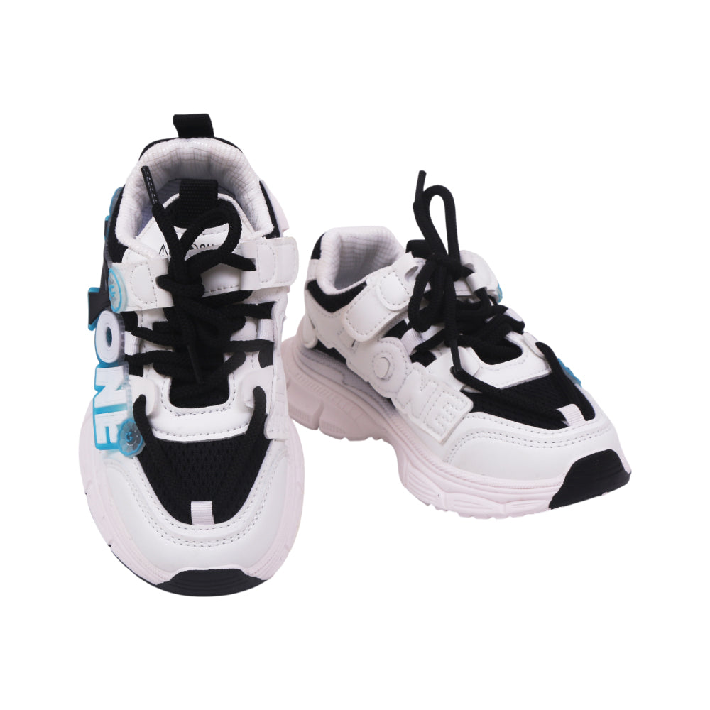BOYS JOGGER IR 30 WHITE/BLACK C9811 29-34 Default Title - MamasJan KidsWear