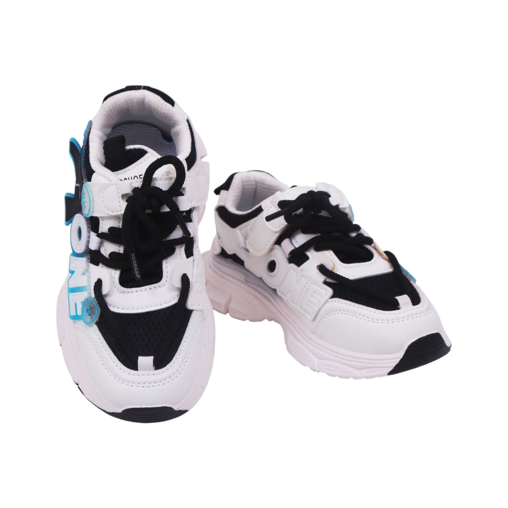 BOYS JOGGER IR 32 WHITE/BLACK C9811 29-34 Default Title - MamasJan KidsWear