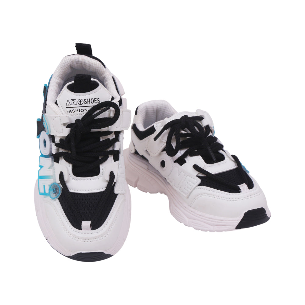 BOYS JOGGER IR 33 WHITE/BLACK C9811 29-34 Default Title - MamasJan KidsWear