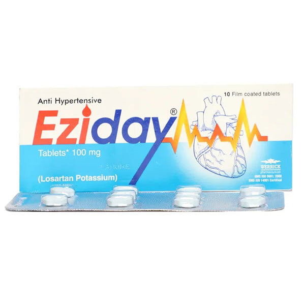 Eziday-Duo Tablets 5mg/100mg (1 Box = 1 Strip)(1 Strip = 10 Tablets)