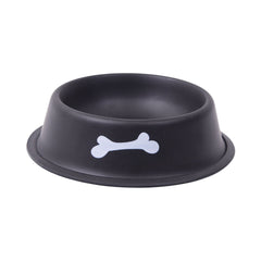 DOGS FOOD BOWL 18 CM IR MB044 Default Title - MamasJan Grocery Nonfood