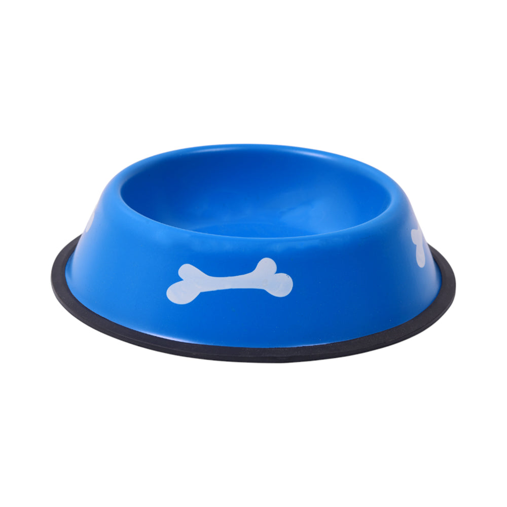 DOGS FOOD BOWL 22 CM IR MB045 Default Title - MamasJan Grocery Nonfood