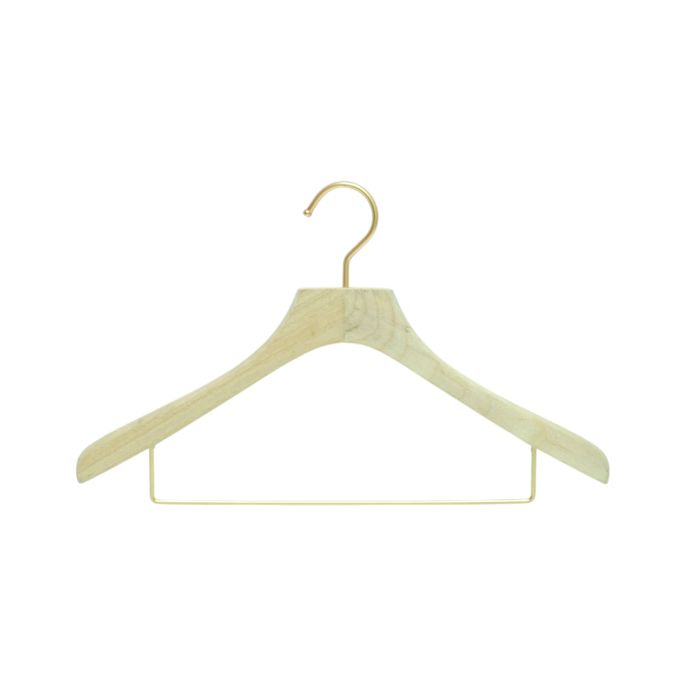 WOODEN COAT HANGER IR A121-122 Default Title - MamasJan Grocery Nonfood