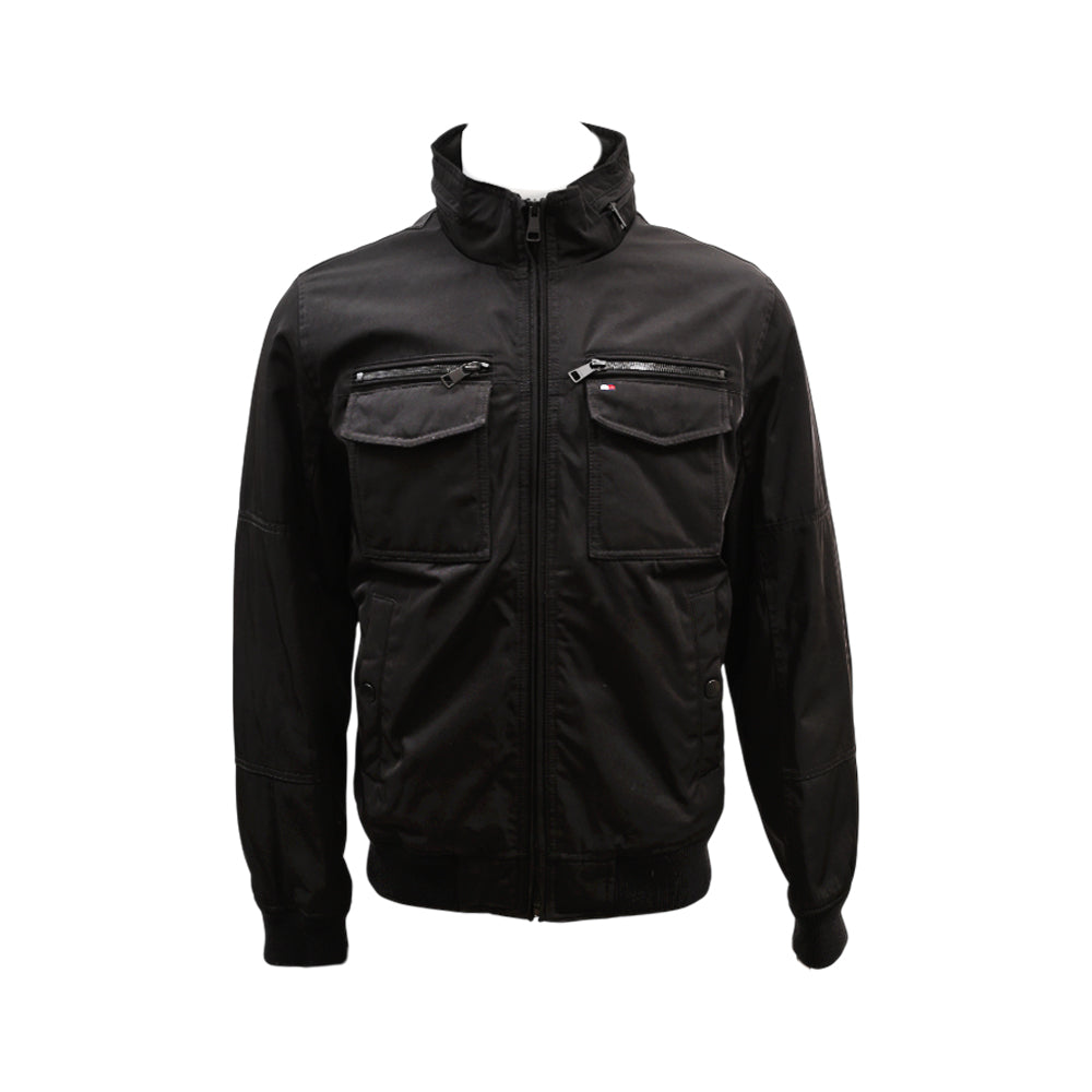 TH MEN L/S PERFORMANCE BOMBER JACKET 158AP775 BLK M (IRW) (C Default Title - MamasJan mens wear