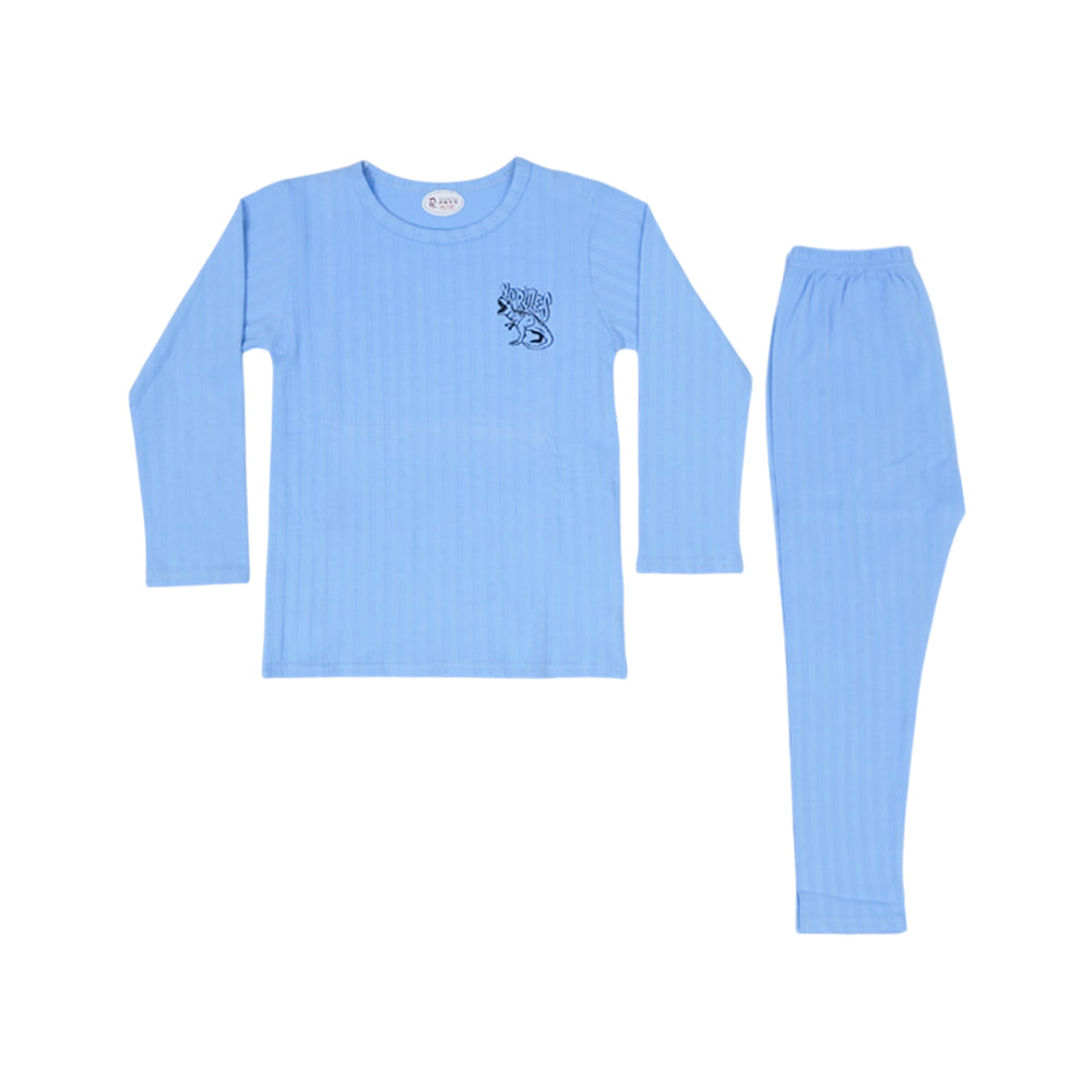 UNISEX L/S 2PC SLEEPING SUIT 75 ZHW-25 3-4 YEAR 7195 Default Title - MamasJan KidsWear