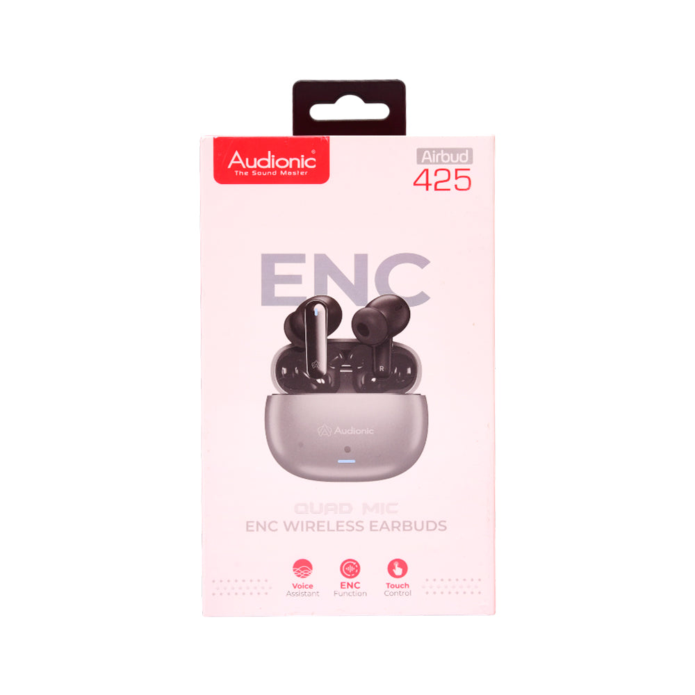 AUDIONIC EARBUDS AIRBUD 425 SILVER Default Title - MamasJan Gift counter