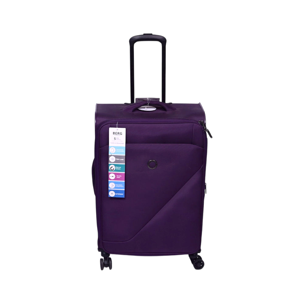 BERG GERMAN TROLLEY CASE DESTINATION PURPLE 24 INCH Default Title - MamasJan Luggage