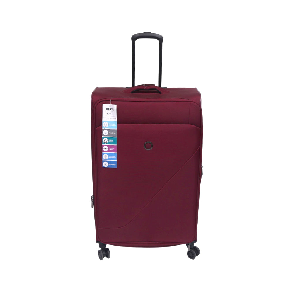 BERG GERMAN TROLLEY CASE DESTINATION RED 28 INCH Default Title - MamasJan Luggage