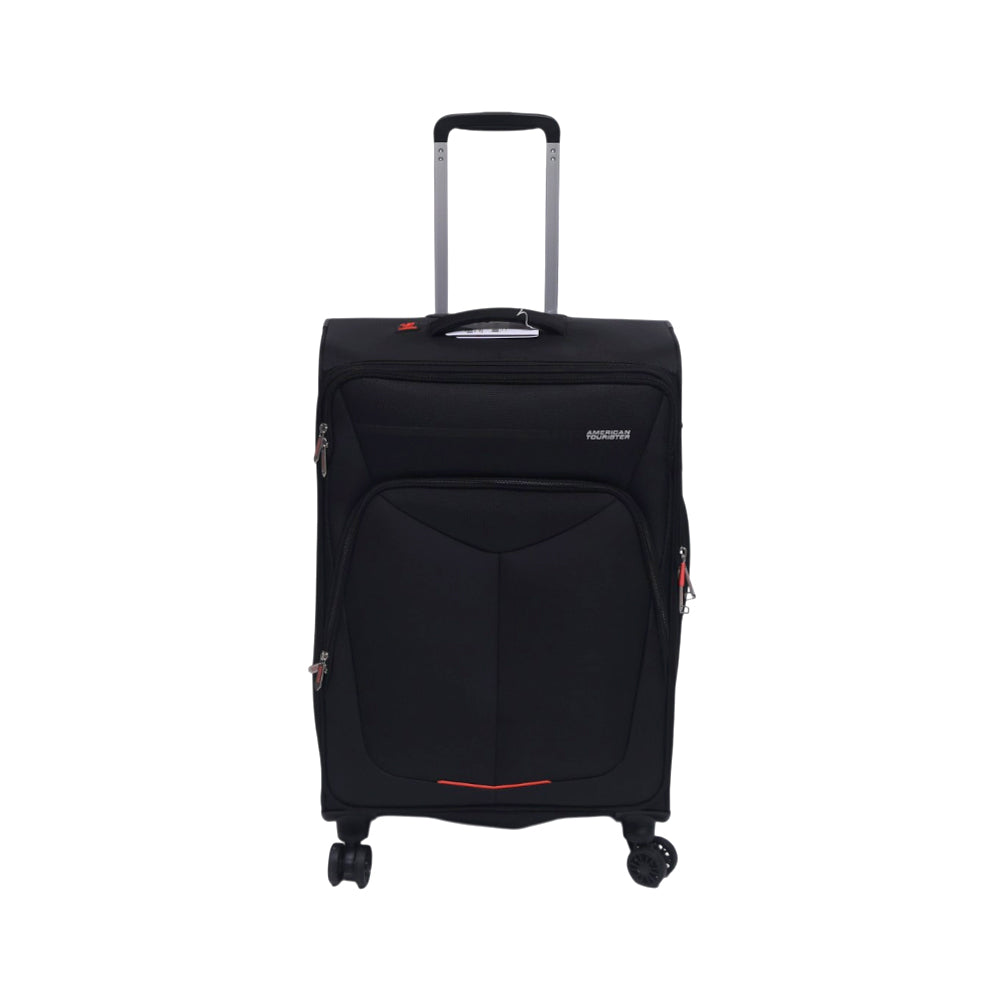 AMERICAN TOURISTER TROLLEY CASE SUMMER FUNK BLACK 24 INCH Default Title - MamasJan Luggage