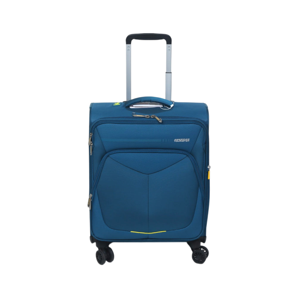 AMERICAN TOURISTER TROLLEY CASE SUMMER FUNK GREEN 20 INCH Default Title - MamasJan Luggage