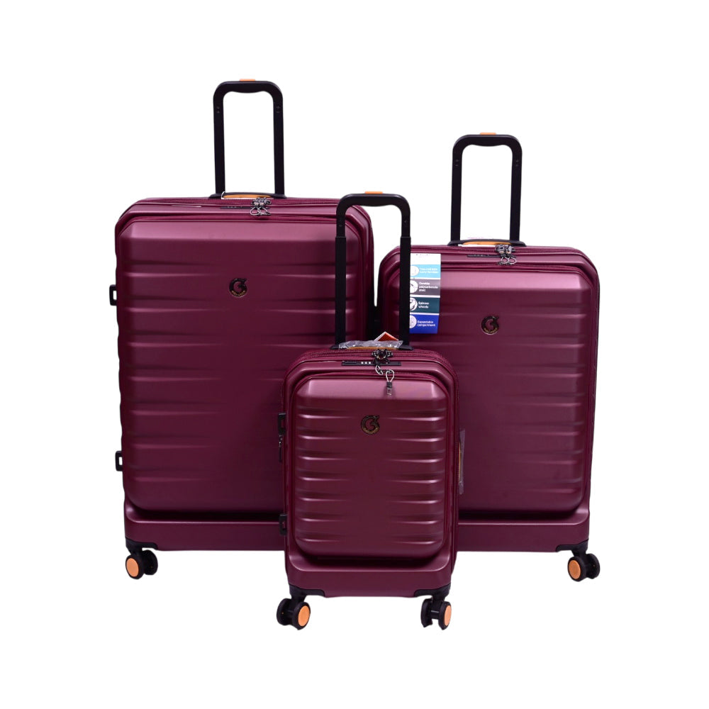 GOBY TROLLEY CASE 3PC SET IR 2413 Default Title - MamasJan Luggage