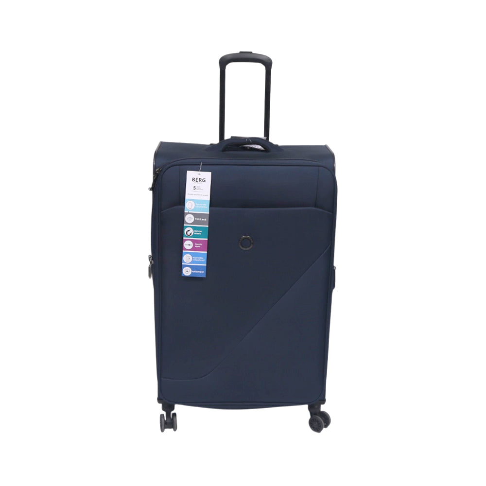 BERG GERMAN TROLLEY CASE DESTINATION GREY BLUE 28 INCH Default Title - MamasJan Luggage