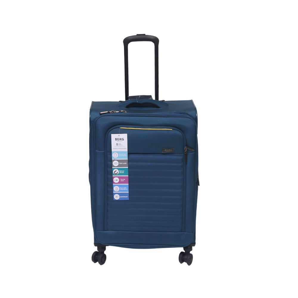 BERG GERMAN TROLLEY CASE NG BLUE 24 INCH Default Title - MamasJan Luggage